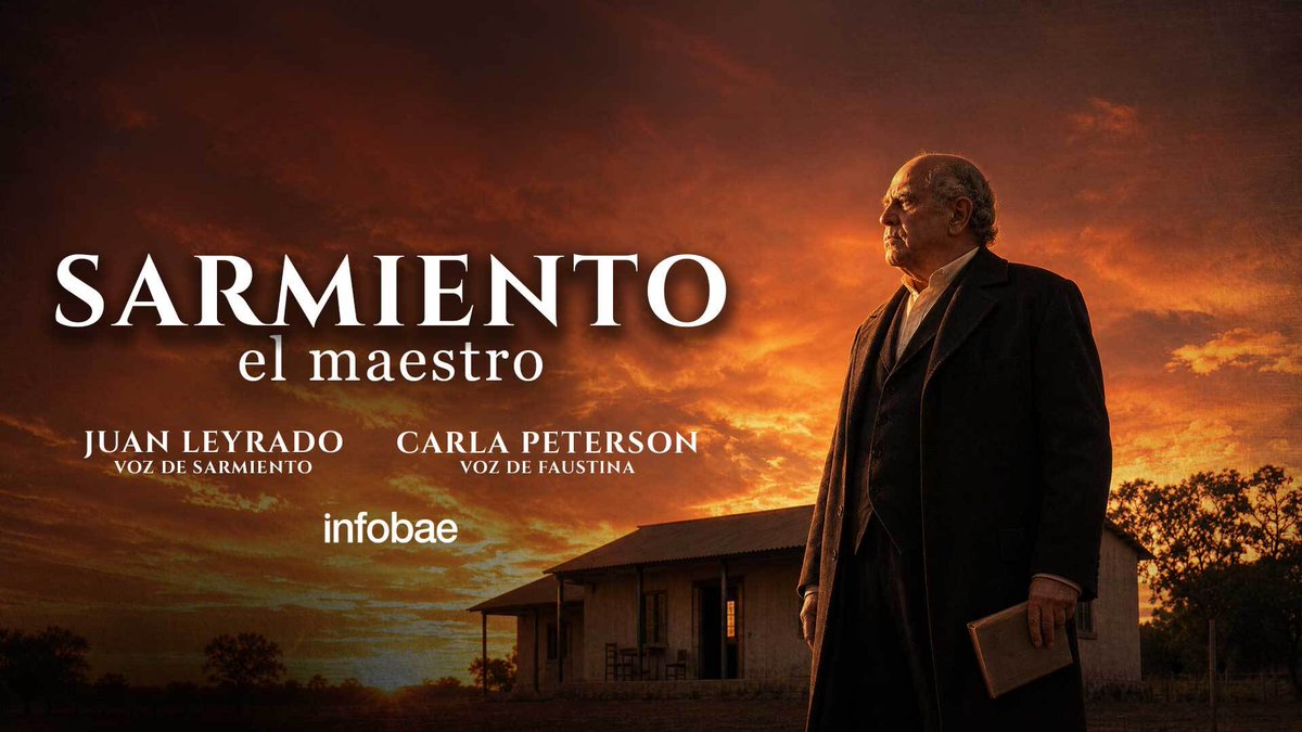Hoy es el Día del Maestro. Hoy estrenamos "Sarmiento, el Maestro". Sarmiento a los 77, enfermo, con frío, en Asunción. Y sigue enseñando a leer. Juan Leyrado y Carla Peterson le ponen la voz. Mirá el corto completo.
