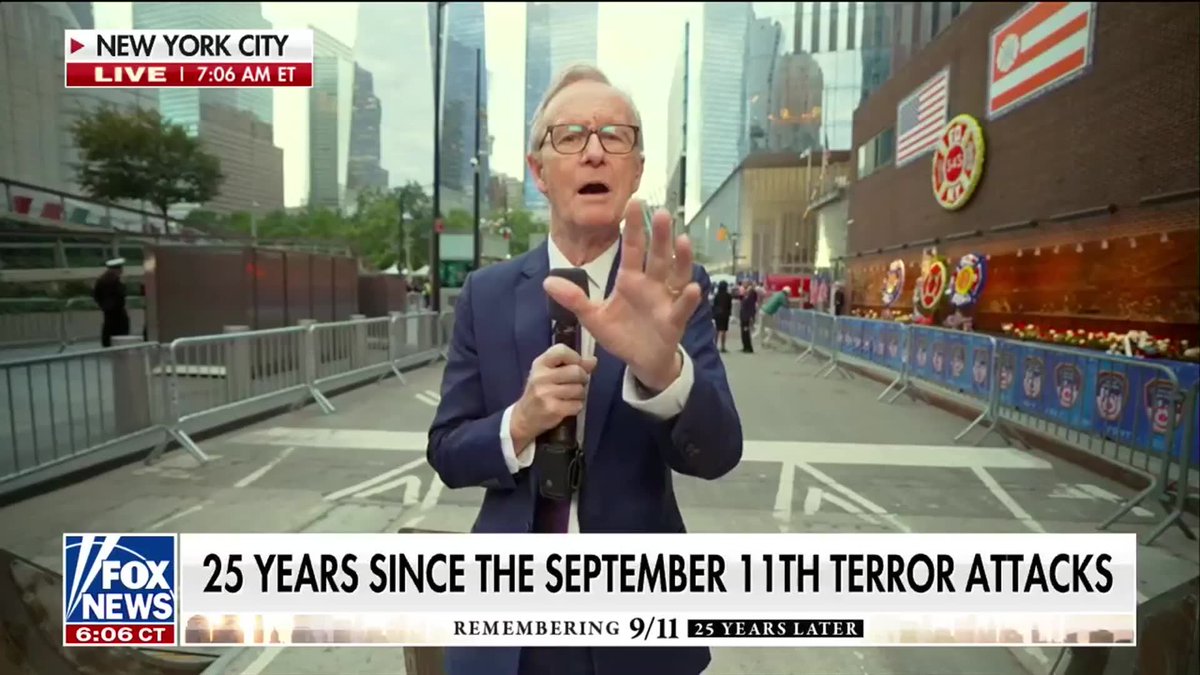 A day filled with raw emotion. Steve Doocy reflects on the emotional toll of the Sept. 11 attacks, recalling how his young daughter feared he had died after watching the attacks unfold and not seeing him return home for two days. He remembers 12 of his neighbors in New Jersey who never came home, saying the tragedy remains deeply personal even 25 years later. Doocy urges Americans to never forget those lost, honor the sacrifices of first responders and remember the unity the nation shared in the aftermath of 9/11. | FOX & Friends