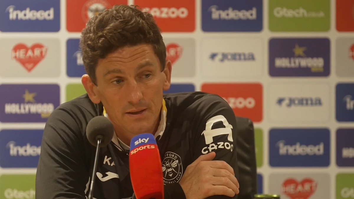 "The role that he plays in our team is huge" Keith Andrews speaks about the impact that Igor Thiago has on the Brentford squad as he looks to return to his goalscoring form of last season 🤝