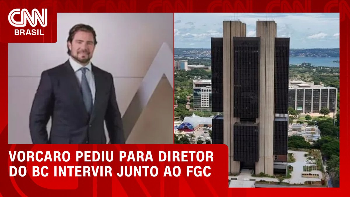 PF: Vorcaro pediu para diretor do BC intervir em documento para o FGC; Vorcaro influenciava até no BC do Lula??