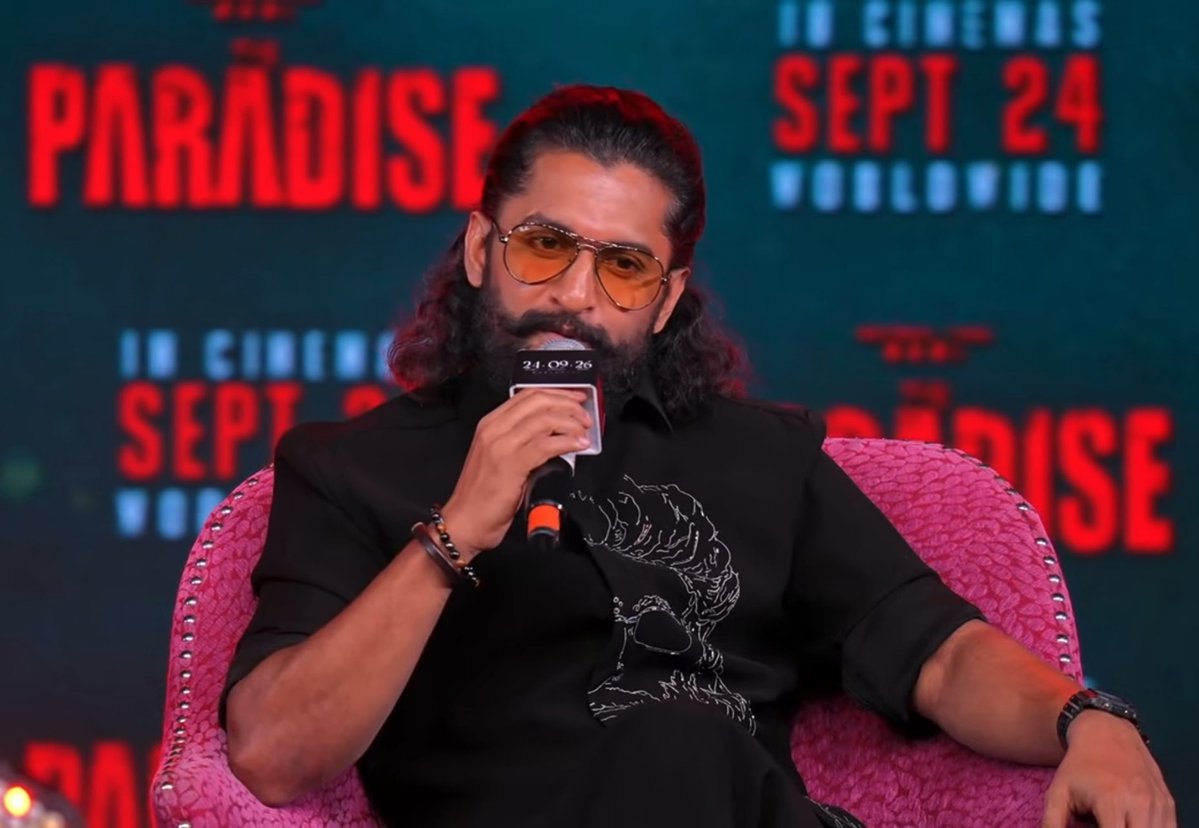 “We don’t want to call #TheParadise a PAN INDIA FILM. Telugu is only our PRIMARY TARGET.” - #Nani