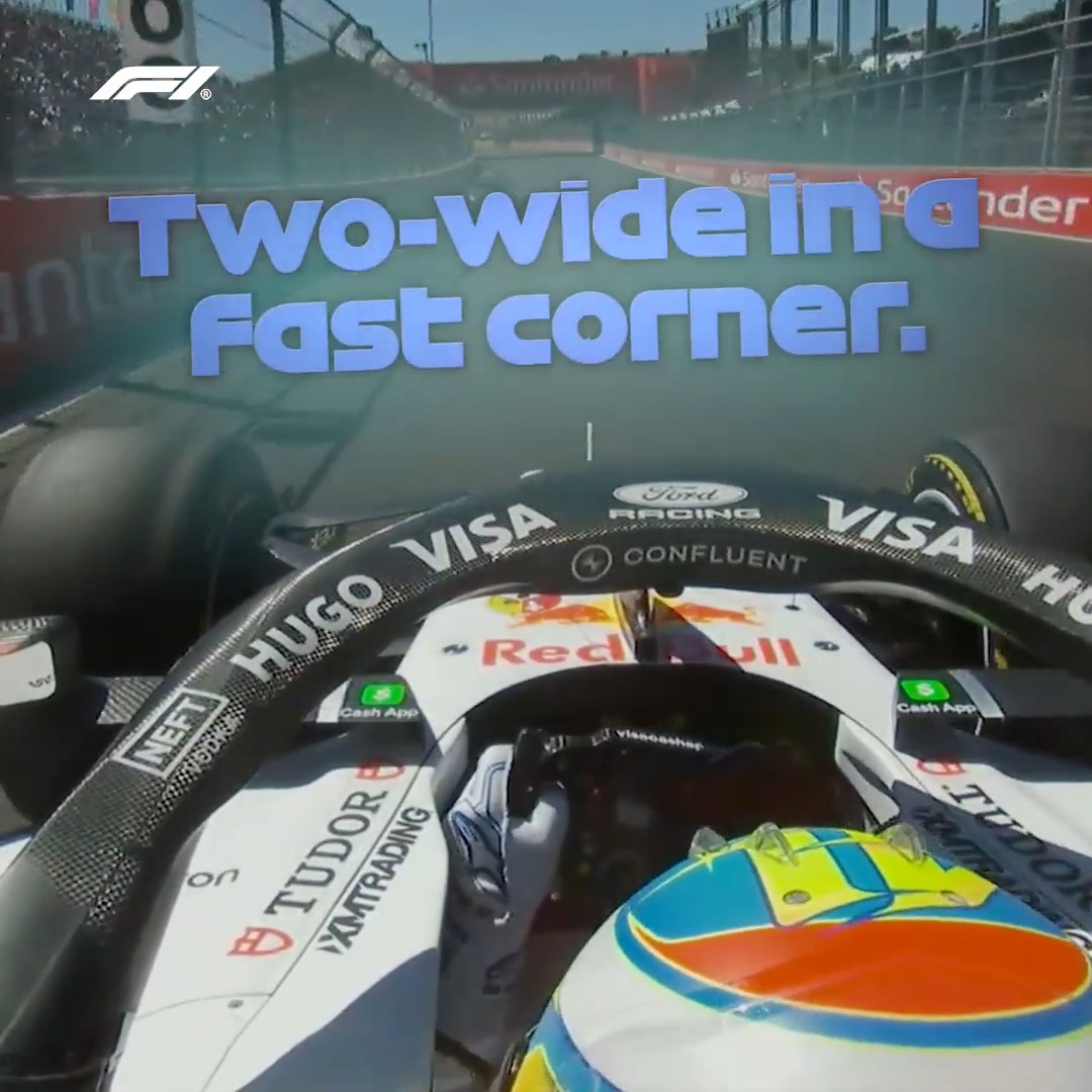 "Two-wide in a fast corner" Arvid Lindblad was forced to abort his lap after this moment at La Monumental 😳 #F1 #SpanishGP