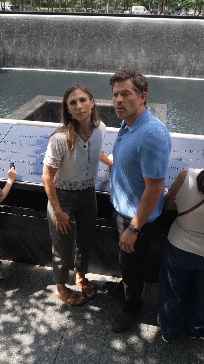We just visited the 9/11 memorial and what we keep coming back to, 25 years later, is how many people didn’t think twice—they ran toward the towers to help people they would never know. Humanity at its best. Who we want to honor and how we want to be. #RememberTheSky