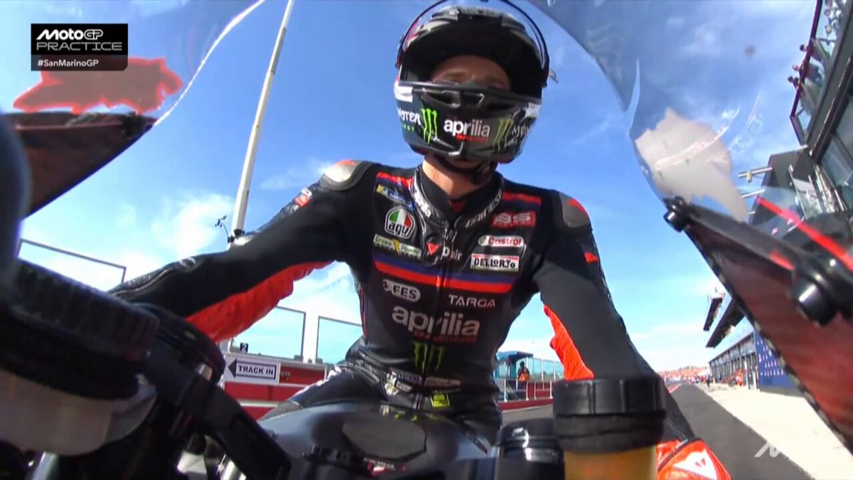 Job well done by Bez in his backyard! 🤜🤛 #SanMarinoGP 🇸🇲