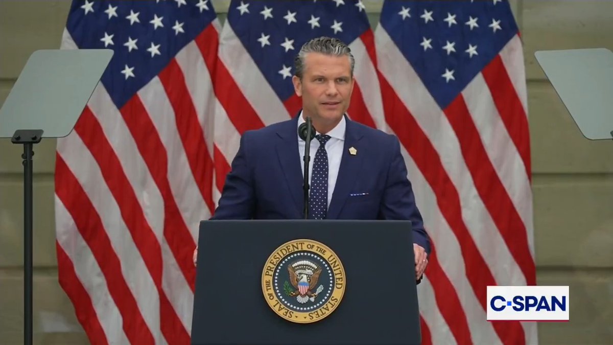 Secretary of Defense Pete Hegseth: "September 11, 2001, was one of the darkest days in American history but evil did not get the last word."