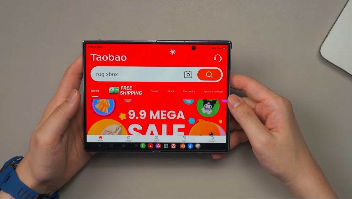 This is how terrible the apps support in Android foldable is most of the apps is just over sized and blown up versions of smartphones apps The apps experience and os experience is alone a major reason iPhone duo wins