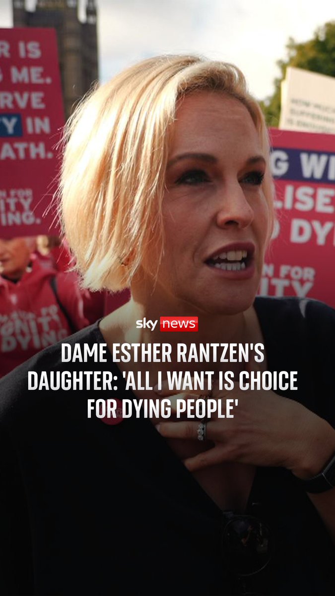 'All I want is choice for dying people' Dame Esther Rantzen's daughter Rebecca Wilcox speaks on what it is like campaigning for assisted dying