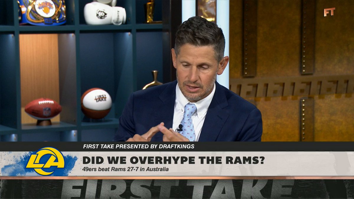 "I'm concerned about their defensive coordinator." —Dan Orlovsky on the Rams' loss vs. the 49ers 😳
