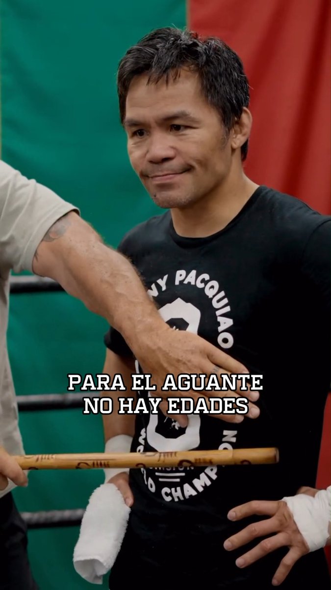 Hablemos de la dureza de Manny Pacquiao a los 47 años... 😱🔥