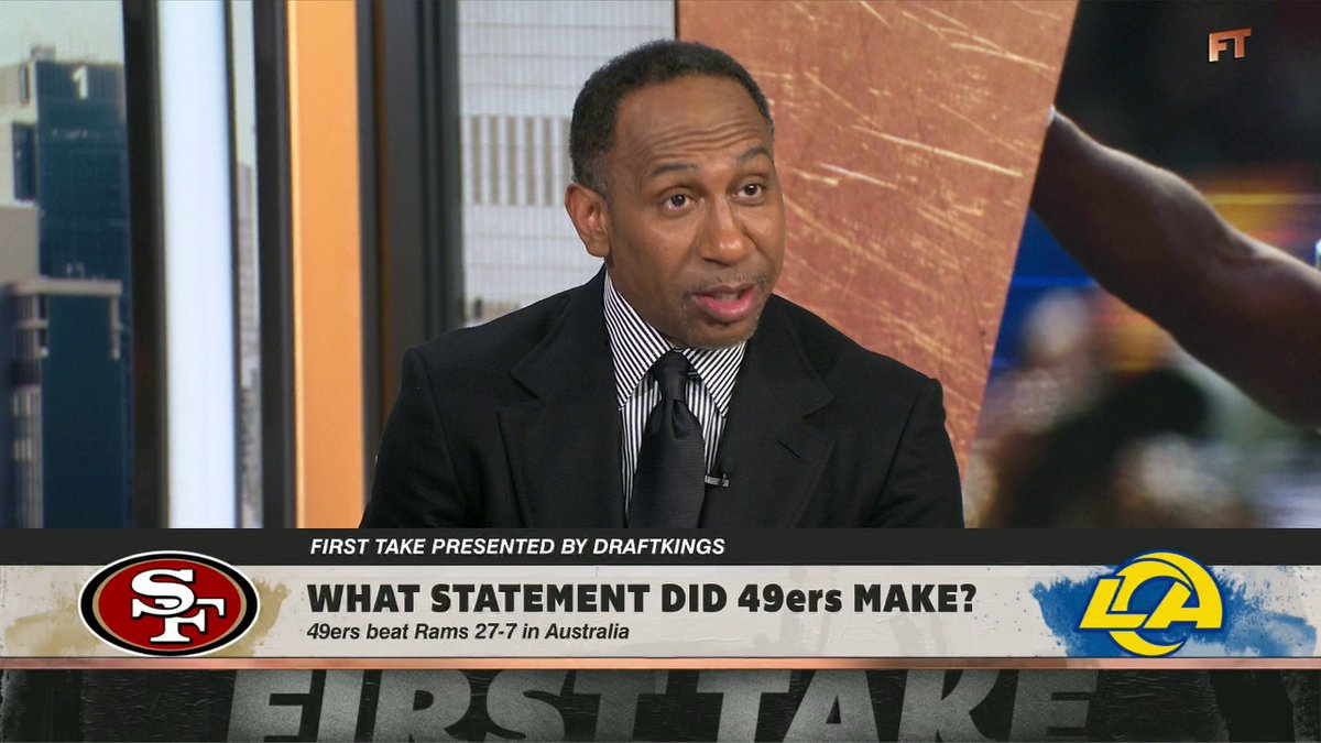 “The NFL is showing that it is rapidly becoming the number one sport in the world.” Stephen A Smith gives the NFL its props 👏