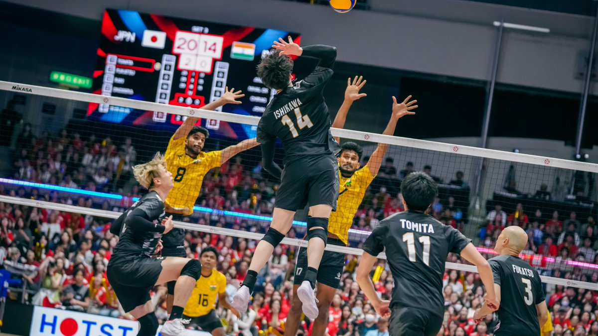 #AVCContinental: JAPAN BOOK THEIR SEMIFINAL SPOT 🇯🇵🔥 Japan 🇯🇵 sweep India 🇮🇳 to grab the last place in the semifinals, with their service pressure setting the tone throughout the match 🤩. Ran Takahashi, Yuji Nishida and Yuki Ishikawa all finished in double digits for Japan 🔥 📺 Catch the replays on VBTV: 🏐 #Fukuoka2026 #Volleyball