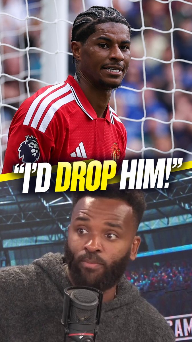 👀 "I'd drop him." 🔥 "I'd go for Mbeumo, Sesko, Cunha on the left..." Darren Bent explains why #MUFC should drop Marcus Rashford for the Manchester Derby 🔴