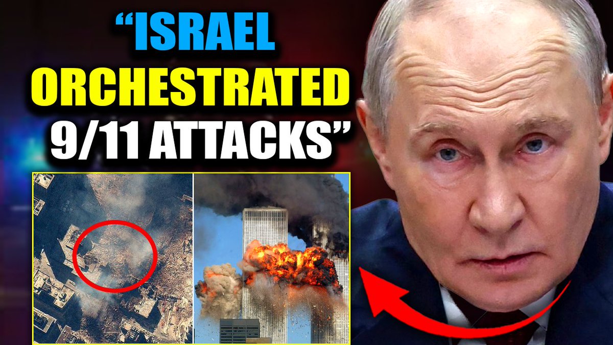 Putin Releases Satellite Footage Proving Israel Orchestrated 9/11 Right now, live from Russia, Vladimir Putin is telling the world: 9/11 was the biggest lie ever told to the people. Putin is sitting on damning military satellite evidence the world was never meant to see. The attacks? Carried out by Israel to serve their own interests.