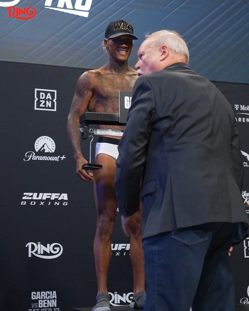 Conor Benn makes weight at 146lbs ✅ #GarciaBenn l Sept 12th in Las Vegas 🥊