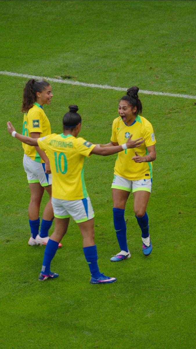 A 90’+5’ winning goal. 🇧🇷😤 #U20WWC