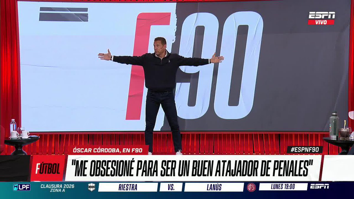 "ME OBSESIONÉ PARA SER UN BUEN ATAJADOR DE PENALES" Una masterclass de Óscar Córdoba para la pena máxima del fútbol. ▶️ Mirá #ESPNF90 en el Plan Premium de #DisneyPlus
