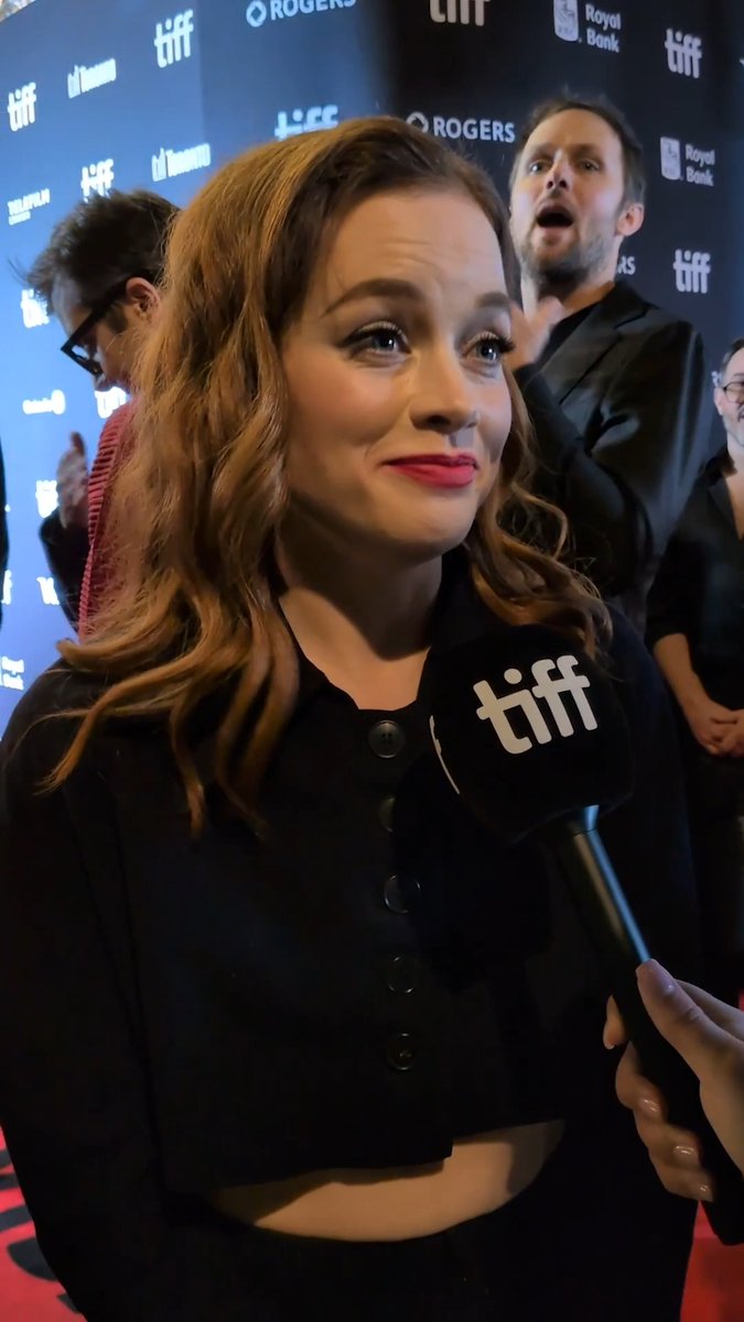 Horror is punk rock 🤘 Jane Levy shares what she loves about horror during the World Premiere of Joshua Giuliano's RIVER, the Opening Night film of the #TIFF26 Midnight Madness programme. #ShotOnPixel