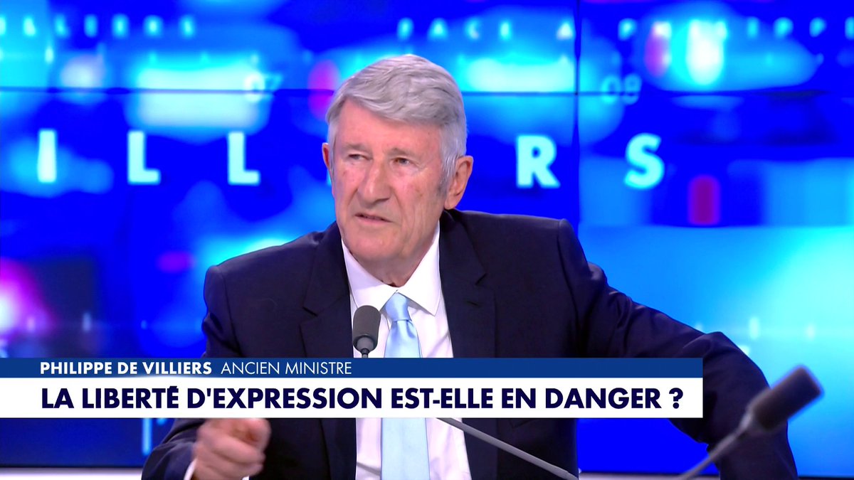 «La liberté d'expression est en train de nous échapper». #FaceaPhilippeDeVilliers Toute l'info est à retrouver sur