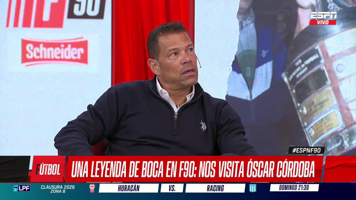 "ES UNA MEZCLA ENTRE JORGE Y CHICHO" Los elogios de Óscar Córdoba para Jagger Herrera. ▶️ Mirá #ESPNF90 en el Plan Premium de #DisneyPlus