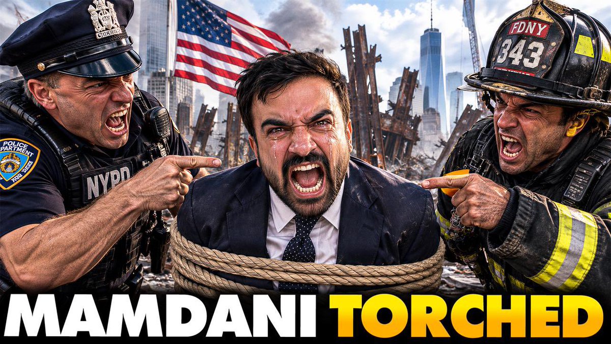 Mamdani Just Got TORCHED By New York for Covering-Up Islamic Terrorism on 9/11…Plays Victim as Families RAGE 3,000 Americans died at the hands of radical Islamic terrorists and Mamdani thinks the real victims are Muslims. He was also seen laughing and joking with AOC during a memorial honoring the victims. This is a total desecration of the memory of everyone who lost their lives that day.