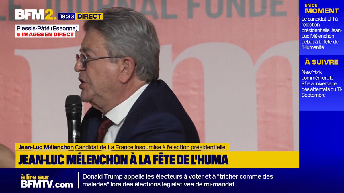 Présidentielle: "La campagne n'est pas dominée par les thèmes de l'extrême droite (...) Le peuple français n'est pas raciste", assure Jean-Luc Mélenchon #BFM2
