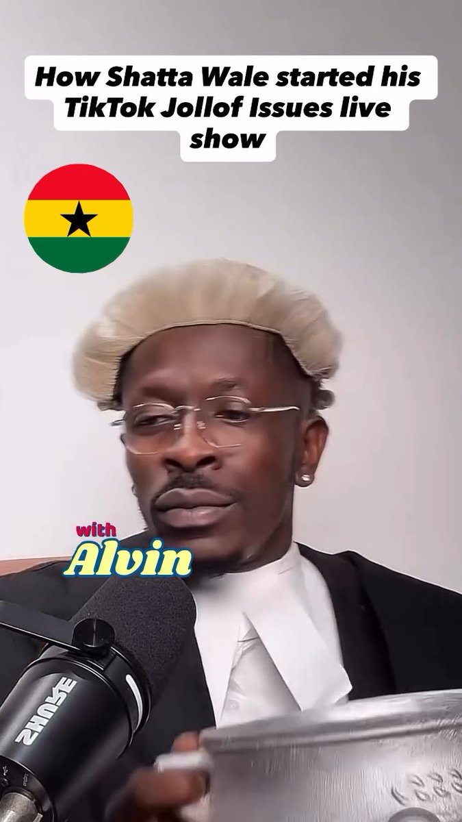 BREAKING ๐จ: Lawyer Dade Sen: This is how Shatta Wale started his TikTok Jollof Issues live show ๐ Lasmid Boy go sleep early today.