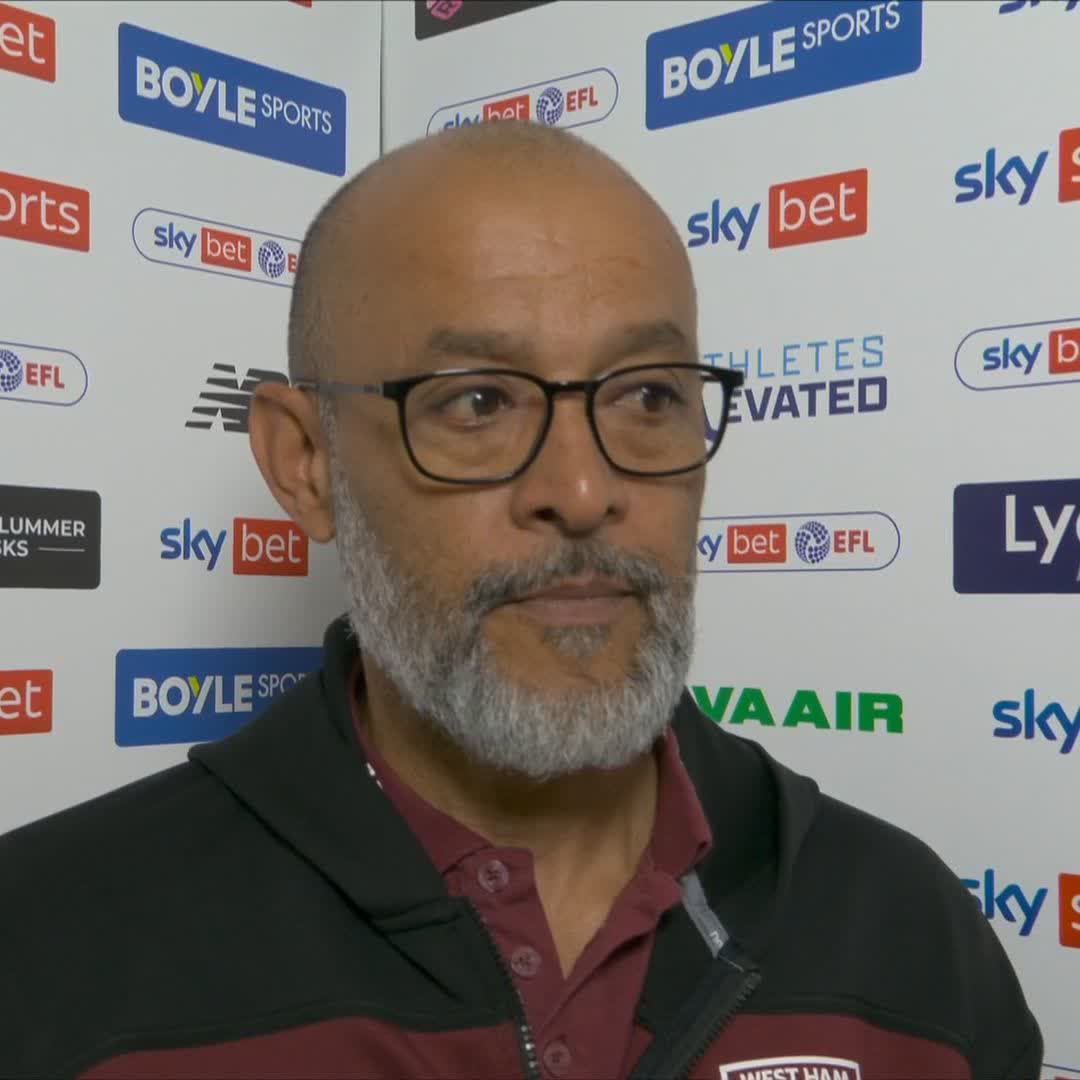 "We're beginning to compete well, a big test for us" Nuno Espirito Santo looks ahead to tonight's game as West Ham aim to make it four league wins in a row ⚒️