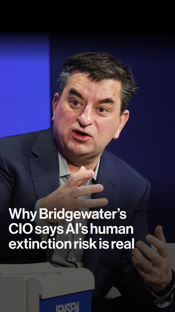 As one of the earliest backers of both OpenAI and Anthropic, Greg Jensen has seen AI development up close. Now, he's among the tech insiders more worried than ever about AI's human extinction risks. The managing CIO of Bridgewater joins Joe Weisenthal and Tracy Alloway on the Odd Lots podcast to discuss how AI discourse is starting to resemble the start of the Covid-19 pandemic in 2020 and why the time for governments to put meaningful regulations in place is now. Listen at or watch at