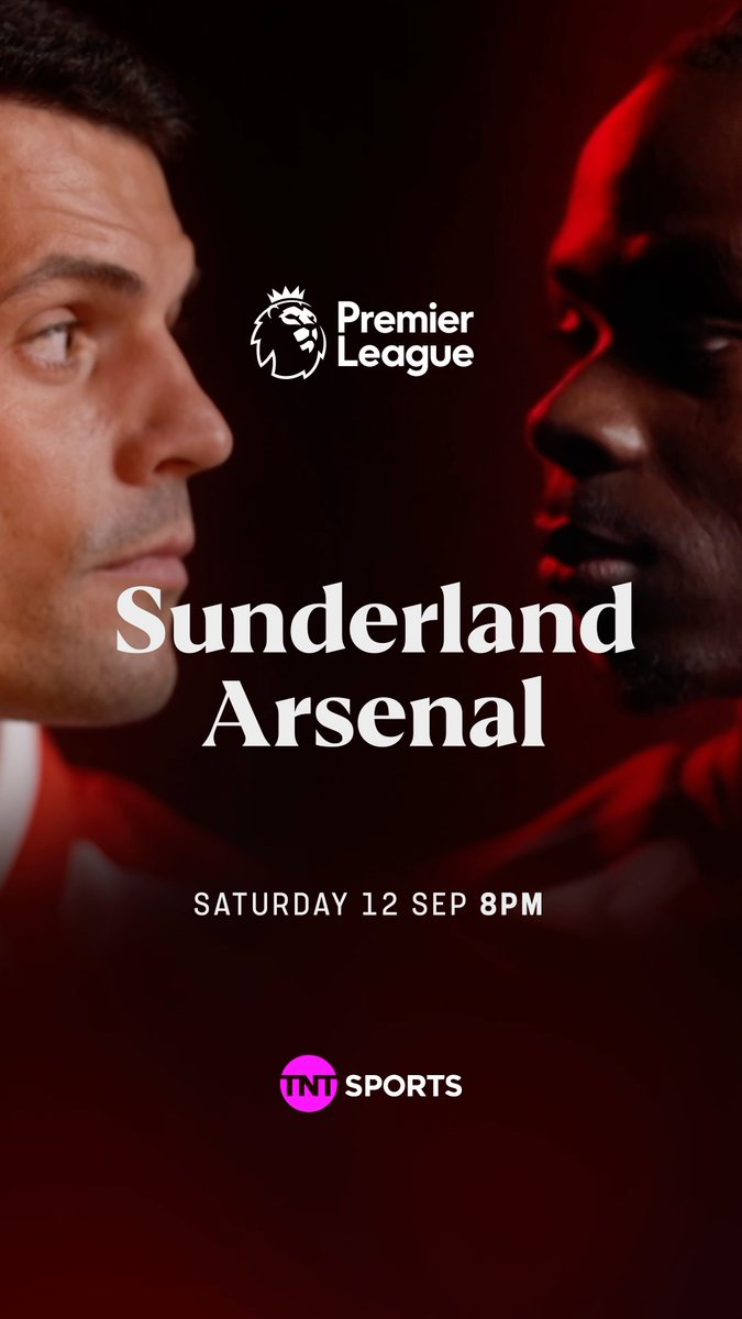 The Stadium of Light awaits the champions 💥 Watch Sunderland vs Arsenal 𝐥𝐢𝐯𝐞 on TNT Sports & HBO Max tomorrow from 6:30PM 👀🍿