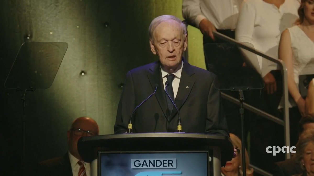 “I have a message for American friends. Yes, Canada is a generous, open country and Canadians are tolerant and kind. But never mistake our generosity for weakness. Never mistake our tolerance for lack of determination. And never, never mistake our kindness for softness." — Former PM Jean Chrétien, speaking at 9/11 commemoration ceremony in Gander, N.L.