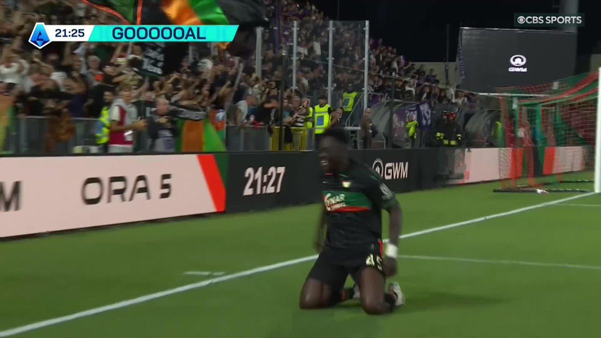 Akor Adams' first Serie A goal is a beauty ✨ Watch Venezia vs. Fiorentina live on Paramount+ and CBS Sports Golazo Network 📺