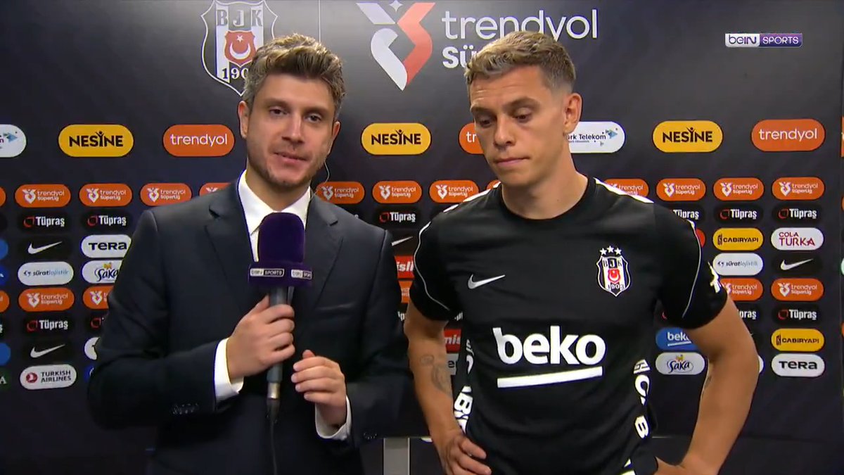 🦅 "Bugün harika bir maç oldu. Çok fazla gol fırsatı bulduk. Elimden geldiğince takıma yardım etmeye çalışıyorum." 🗣️ Beşiktaş'ın yıldız futbolcusu Leandro Trossard'ın maç sonu açıklamaları. #BJKvERZ