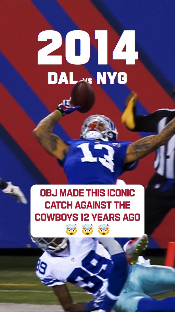 .Odell Beckham Jr has made some special plays against the Cowboys in his New York Giants career 👀 DALvsNYG – Sunday 8:20pm ET on NBC/Peacock Stream on NFL+