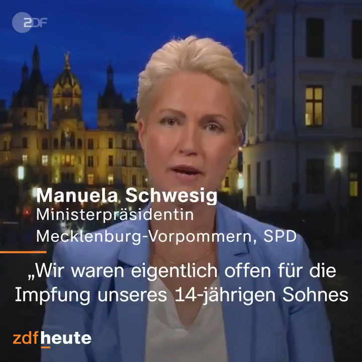 Das ist erst fünf Jahre her. Schwesig fordert eine COVID IMPFSTRATEGIE für die Kinder. Als ginge das den Staat etwas an. Allein deswegen sollte sie nie wieder Verantwortung tragen.