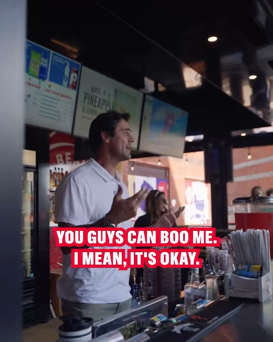 Please don’t boo your bartender, especially when that bartender is Cole Hamels. Jim Beam x #RingTheBell