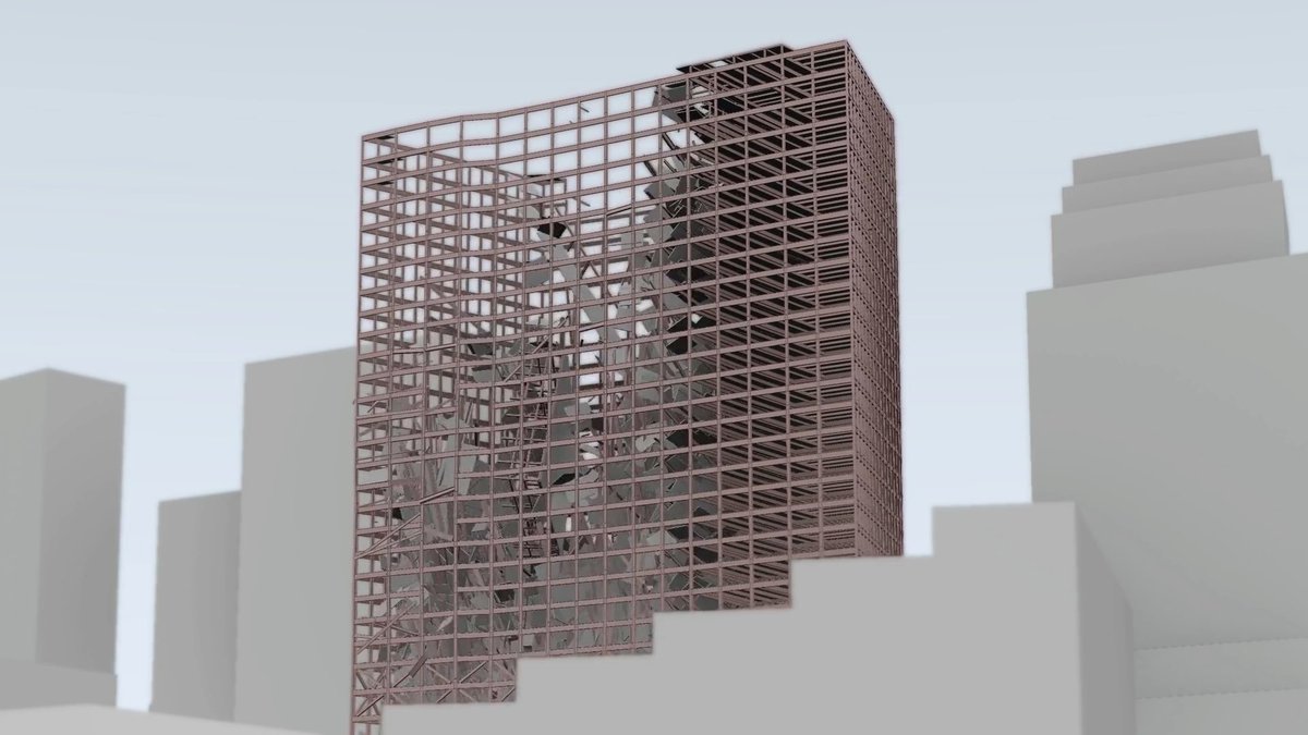 My prior post featured simulations by Kostack Studio of the Twin Towers collapses. What made those especially fascinating to me was that they removed the smoke, debris, and surrounding visual clutter, making it easier to see the broader structural behavior that the real footage often obscures. By far the most common response in the comments was: “Now do Building 7.” Fair enough. So here is Building 7. Before getting into the simulation itself, a quick reminder of the basic context: WTC 7 was not struck by an airplane, but it was heavily damaged when debris from the collapse of the North Tower tore a large gash into its south face. That debris ignited fires on multiple floors. The building’s water supply and fire suppression capability were severely compromised, firefighters were eventually pulled back for safety reasons, and the fires were left to burn uncontrolled for nearly seven hours before the building finally collapsed at 5:20 p.m. What I find so impressive here is not just the final animation, but what went into producing it. According to the creator, this WTC 7 simulation was built using more than 28,000 structural elements and roughly 703,000 constraints, incorporating actual steel dimensions, steel thickness, plastic deformation, and connection-breaking behavior derived from physical parameters. In other words, this is not some cartoon sketch of a collapse. It is a serious attempt to model large-scale structural behavior as faithfully as possible with the information available. And I also appreciate the creator’s candor. He does not pretend this simulation is a perfect recreation of exactly what happened, down to every beam, every floor panel, and every fragment. Nobody can do that. A real collapse of this complexity becomes chaotic very quickly, and even with extensive modeling there are limits to what can be known with absolute precision. That honesty is part of what makes the project more compelling to me, not less. This is not being presented as an official NIST model, and it is not being offered as final proof of every detail. It is a visualization - an informed structural simulation built from the available evidence, the known geometry of the building, video observations, and the broader body of engineering work that has been done over the years by NIST and others. And that is exactly why I find it worth sharing. One of the biggest problems in discussing WTC 7 is that most people only know the exterior video. They see the outer shell descend and then leap immediately to conclusions. What they usually do not see is the internal failure sequence that, according to NIST and many subsequent analyses, was already underway before the visible exterior drop. This simulation helps make that concept easier to understand. It does not settle every argument. It does not reproduce every last detail with magical perfection. But it does provide a serious, visually clear attempt to show how the building could fail internally before the exterior facade gave way, and why the final visible descent can look simpler from the outside than the underlying structural reality actually was. So no, none of us should pretend this is “exactly” what happened in every microscopic detail. But as a close large-scale reproduction built from the best information available, I think it is genuinely fascinating. And given how many people demanded “Now do Building 7,” I hope this helps answer at least some of those questions.