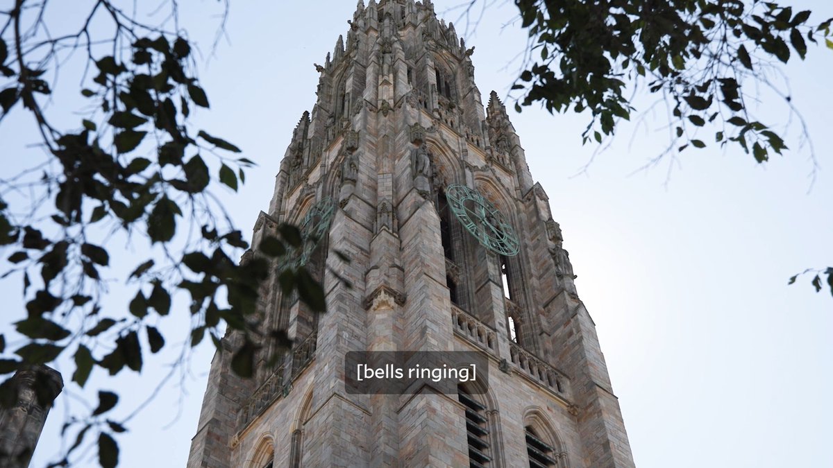 Listen and reflect. From the Yale Memorial Carillon in Harkness Tower, members of the Yale Guild of Carillonneurs marked 25 years since the September 11 attacks with music honoring those who lost their lives. 🇺🇸