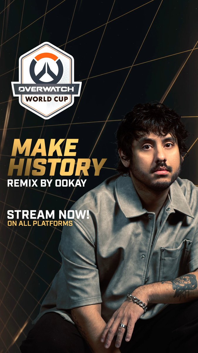 Turn it up in my headphones and let's MAKE HISTORY 🎶 Stream OOKAY's red-hot remix of our #OWWC2026 anthem and get yourself hyped for the weekend's tournament! Who are we seeing at BlizzCon?