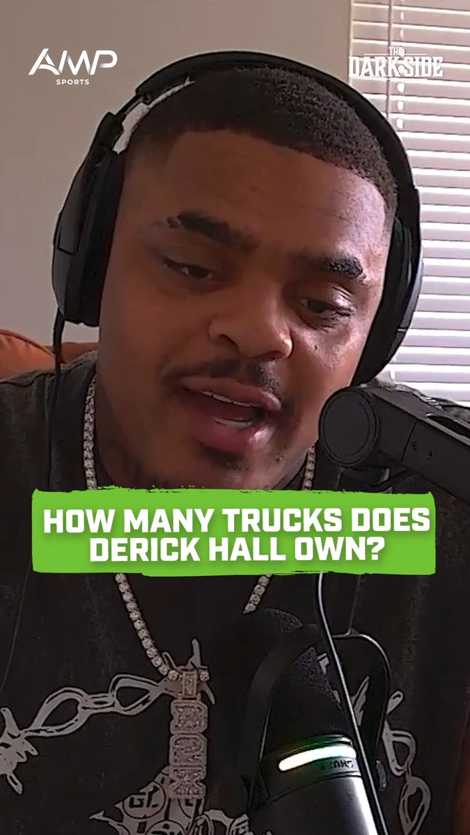 .Derick Hall II loves his trucks