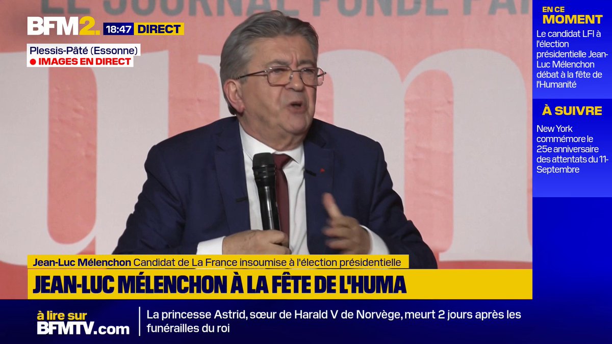 💬 "Bienvenue à ceux qui veulent entrer dans la lutte avec nous" Présidentielle: Jean-Luc Mélenchon ne ferme pas la porte aux autres partis de gauche #BFM2