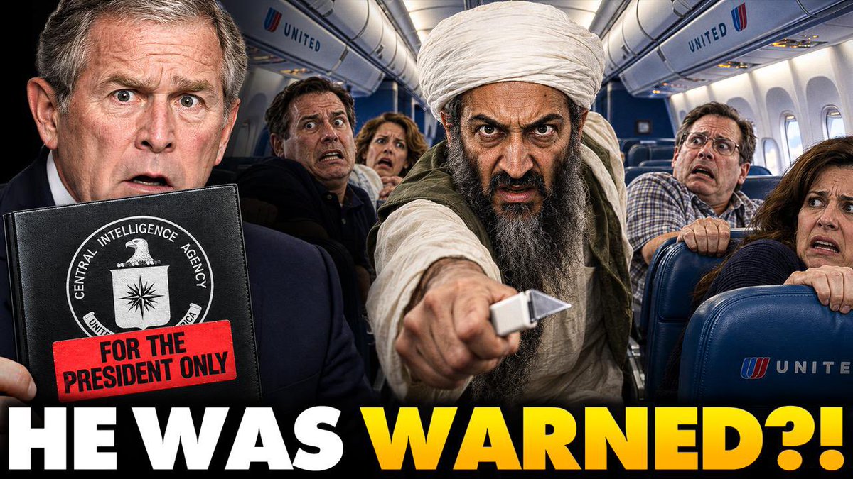 9/11 BOMBSHELL: New Declassified CIA Docs PROVE Bush KNEW About Possible Attacks, Did NOTHING... Declassified CIA files just dropped on the 25th anniversary and the picture is ugly. Bush got eighteen Presidential Daily Briefs in 2001 warning Osama Bin Laden was determined to strike the United States. Clinton saw the same plot in 1998 and passed on killing Bin Laden when he had the shot. The hijackers still walked in on legal visas, trained at U.S. flight schools, and operated out of Saudi-linked networks in San Diego. The same leaders rebuilt Muslim countries and demanded Americans pretend this was a religion of peace. Then they mass imported millions of Muslims and third worlders and flooded our communities with them. This is the worst betrayal in the history of civilization.