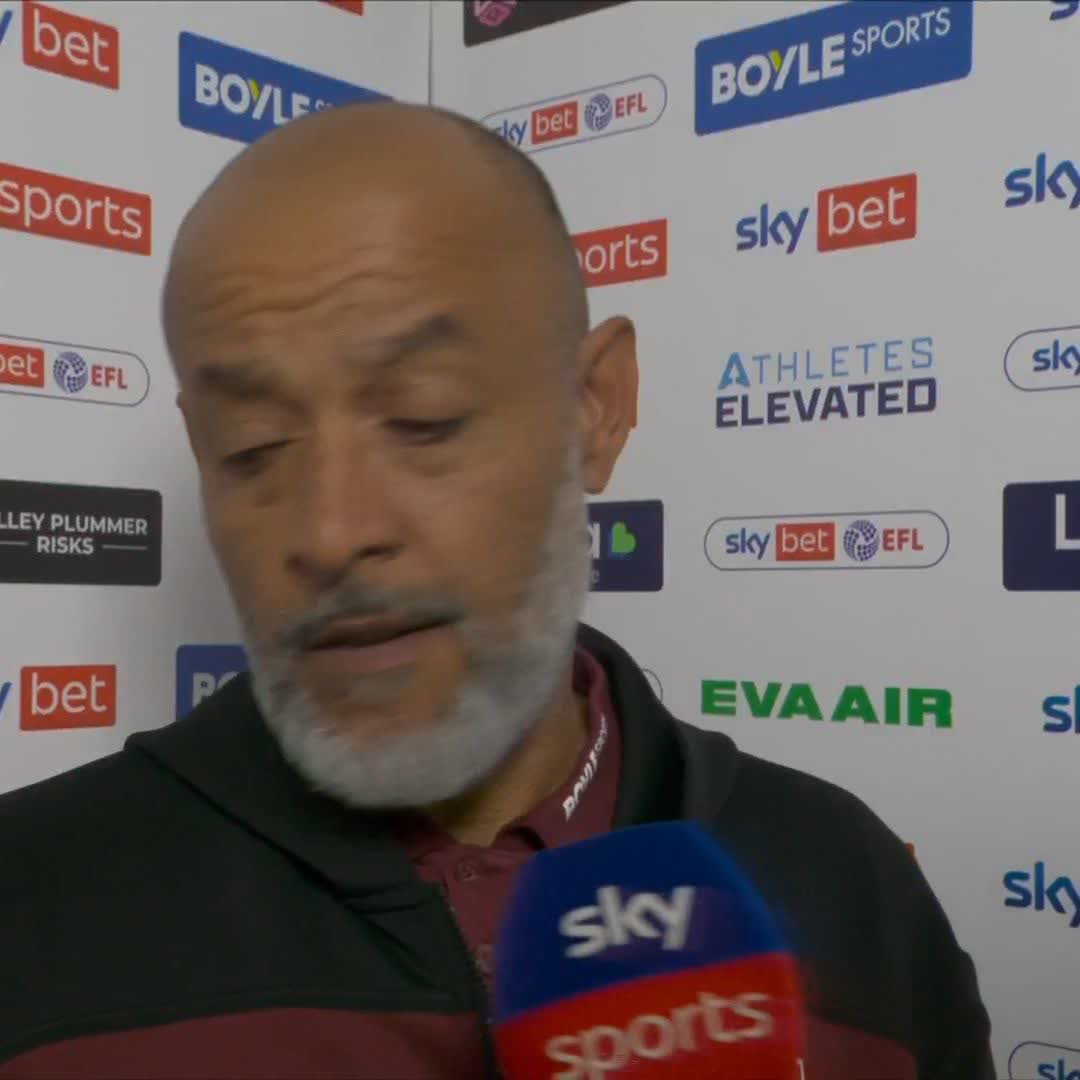 "We're starting to see what we do in training" Nuno Espirito Santo was delighted following his West Ham side scoring six to go top of the Championship table ⚒️