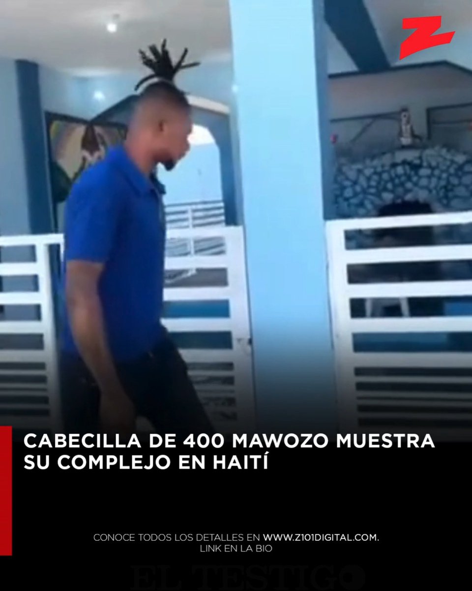 🇭🇹 Dimiso, Haití | Wilson Joseph, alias “Lanmò Sanjou”, señalado como cabecilla de la banda haitiana 400 Mawozo, publicó un video en el que aparece supervisando la construcción de un complejo ubicado en Dimiso, cerca del lago Azuei y próximo a la frontera con República Dominicana. La grabación muestra diferentes etapas de la construcción, incluyendo la fachada, balcones, accesos y el área donde posteriormente fue levantada una piscina. Según un análisis y comparación de imágenes realizado por El Testigo, estos elementos coinciden con escenas de otros audiovisuales vinculados a Lanmò Sanjou y miembros de 400 Mawozo. Amplía la información en #Haití #400Mawozo #LanmòSanjou #Seguridad #Frontera #RepúblicaDominicana #ZDigital #Z101