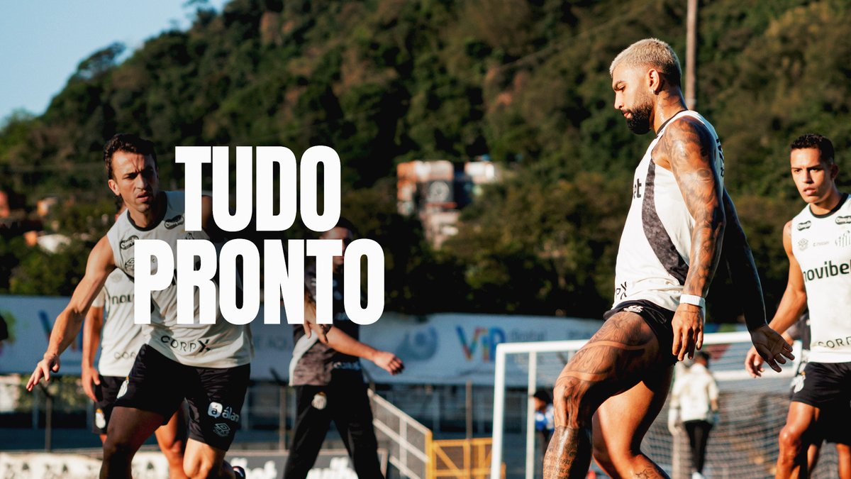 Tudo pronto para o #SANxCRU! 🐳