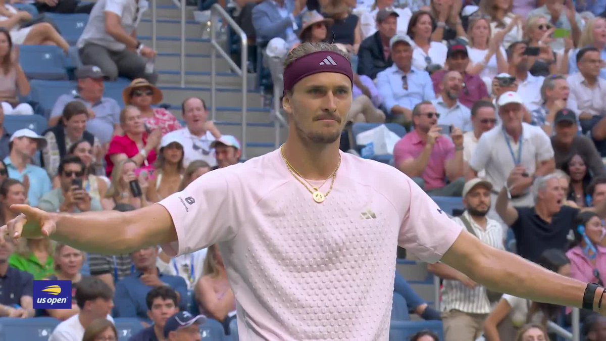 The top seed will compete for the US Open title! Alexander Zverev defeats Khachanov in straight sets, 6-3, 7-6, 7-6.