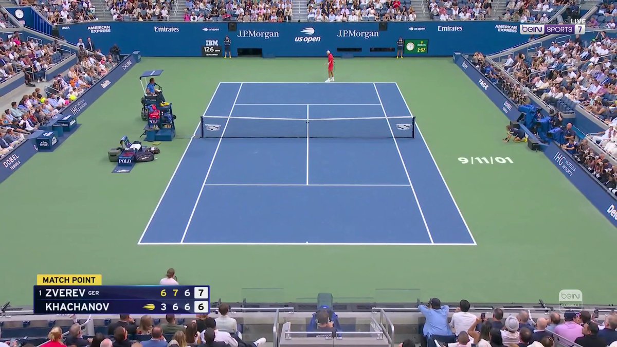 🎾 ألكسندر زفيريف يفوز بثلاث مجموعات نظيفة أمام كارين خاشانوف ويتأهل إلى نهائي بطولة أمريكا المفتوحة للتنس. #أمريكا_المفتوحة