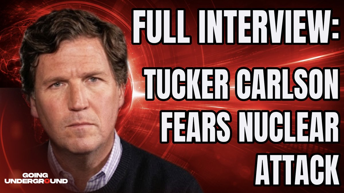 🚨SEASON PREMIERE OF GOING UNDERGROUND⚡️ Tucker Carlson: We Are on the Brink of a WORLD WAR That Ends With The Use of NUCLEAR WEAPONS Why did Donald Trump start the war on Iran, knowing the disastrous consequences for his Presidency and Gulf allies? Why is Donald Trump continuing Washington's war on Russia through Ukraine, which is bringing the world closer to WW3? What is the state of US global power as we witness the rise of BRICS and the growing superpower status of China? All this and more on this special episode of Going Underground with Tucker Carlson