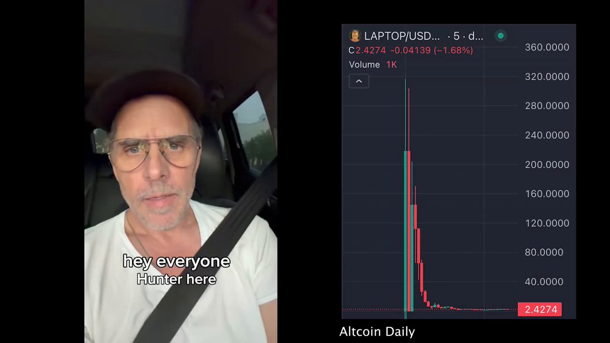 Hunter Biden says he's sorry for $LAPTOP launch and promises to not give up on making his memecoin a true crypto success story:
