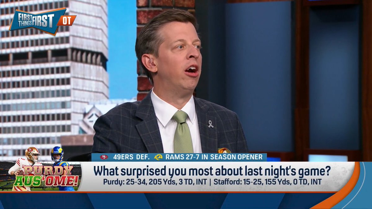 What surprised you most about last night's game? Danny Parkins answers: “7 points. 7 points! The Rams scored 7 points in a football game!”