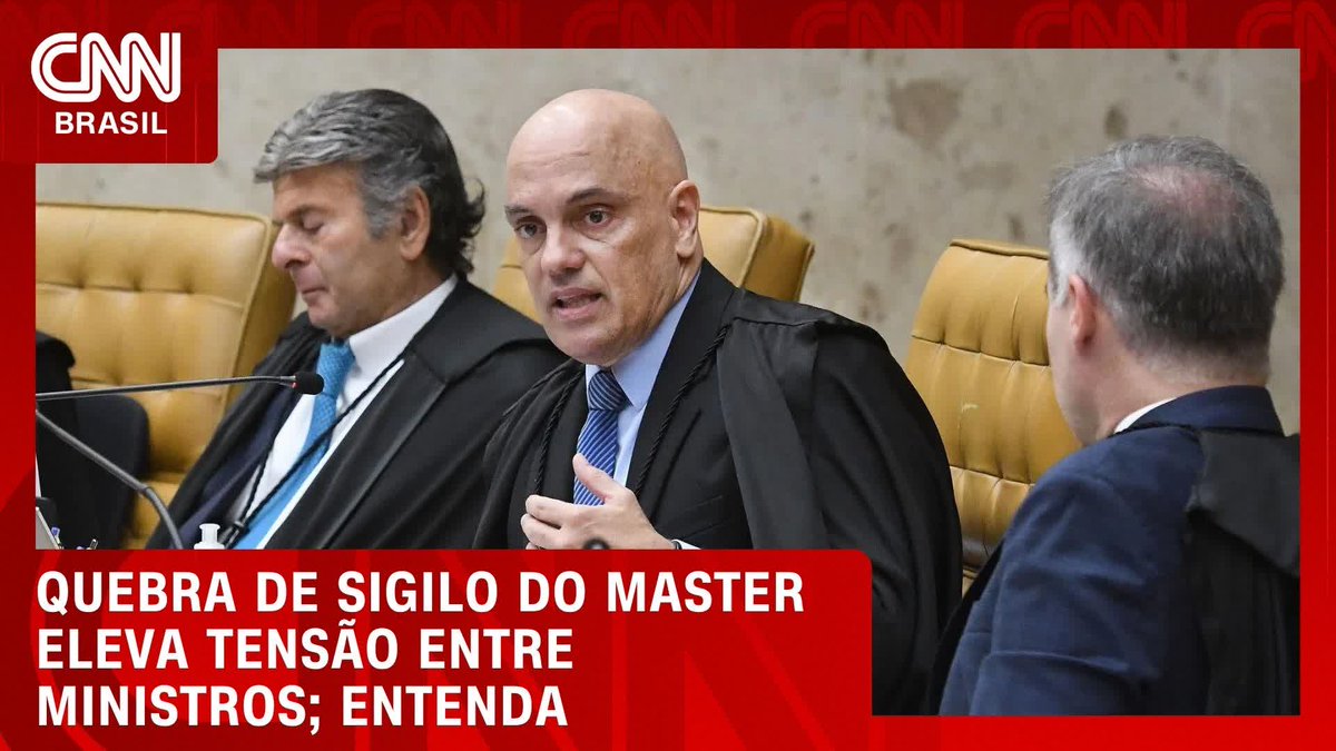 Quebra de sigilo do Master eleva tensão entre ministros; assista #CNNPrimeTime